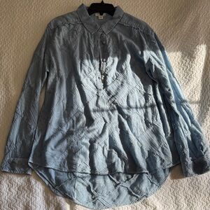 Sundance Women’s Sky Blue Button Down Shirt